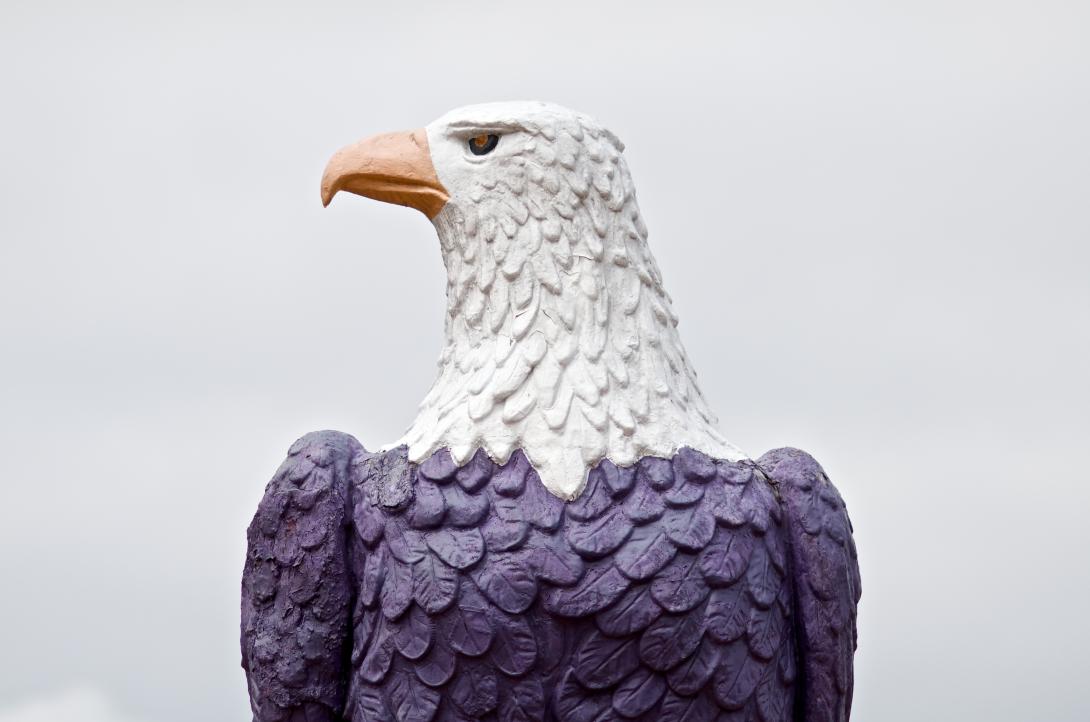 Eagle statue 