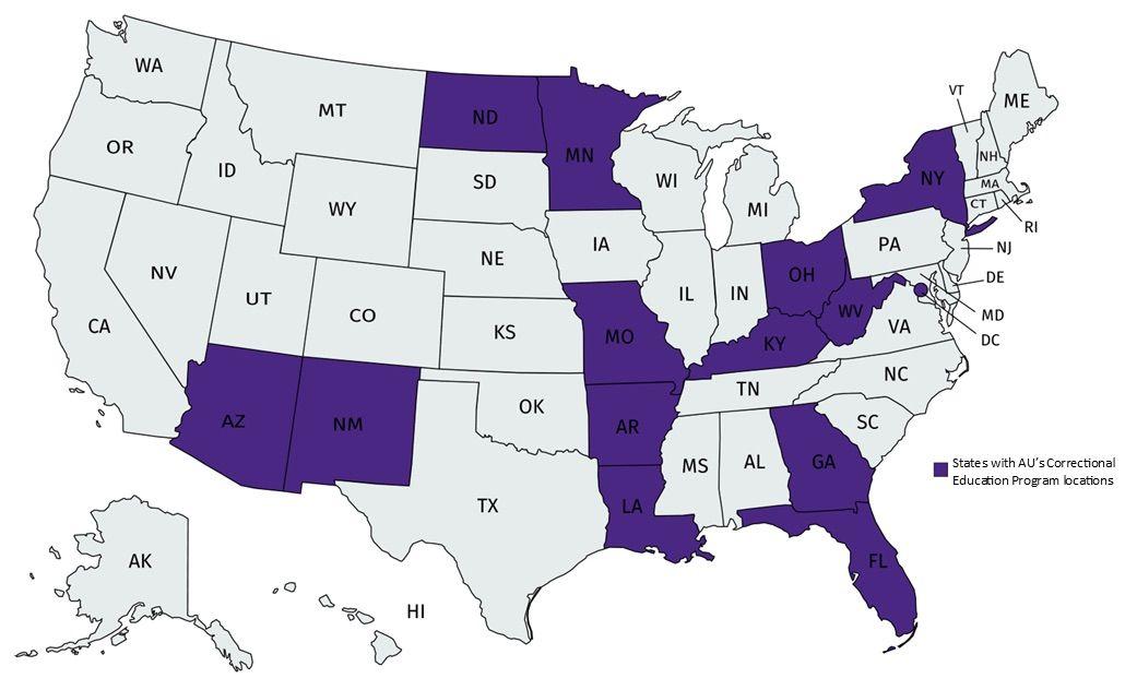 Facilities in Arizona, Arkansas, Florida, Georgia, Kentucky, Louisiana, Minnesota, Missouri, Ohio, New Mexico, New York, North Dakota, West Virginia